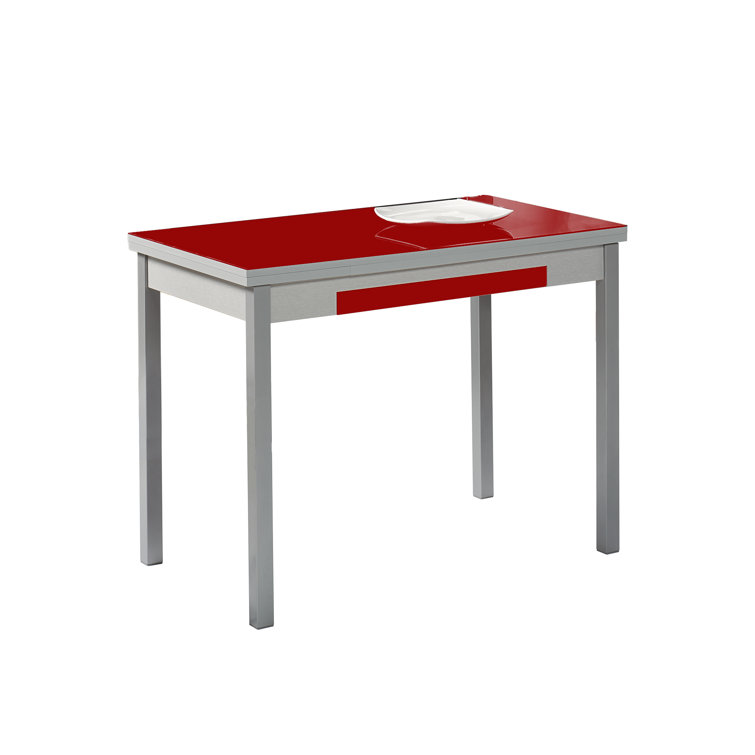 Rosalind Wheeler Creager Extendable Iron Dining Table Wayfair.co.uk